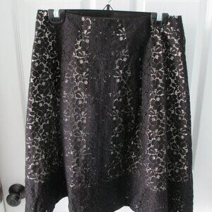 Talbots lace skirt
